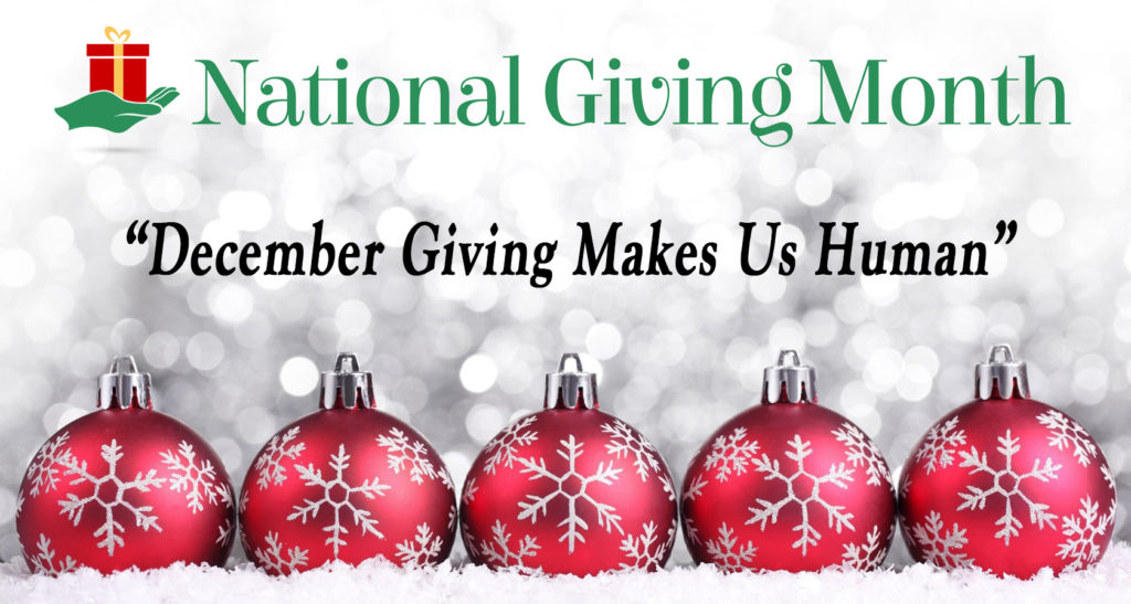 National Giving Month December Proclamation